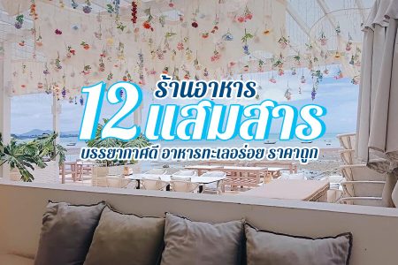 12 ร้านอาหารแสมสาร 2569 ติดทะเล ซีฟู้ดสด อร่อย ราคาถูก