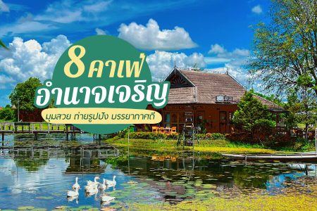 8 คาเฟ่อำนาจเจริญ 2569 คาเฟ่เปิดใหม่ คาเฟ่ทุ่งนา บรรยากาศดี วิวสวย
