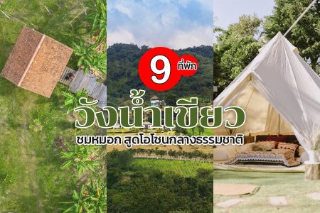 9 ที่พักวังน้ำเขียว 2569 ที่พักวิวสวย สูดโอโซนกลางธรรมชาติ